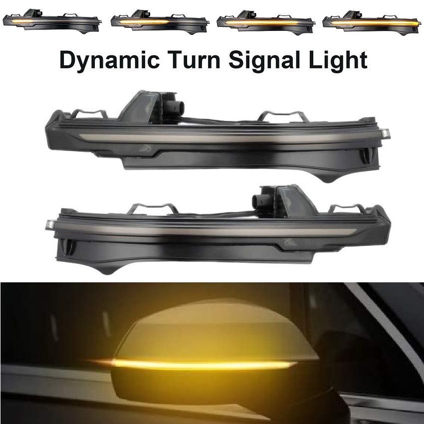 LED BOCNI DYNAMIC MIGAVCI U RETROVIZORU, TIPSKI - AUDI - SMOKE LENS 170834 Beograd Zemun